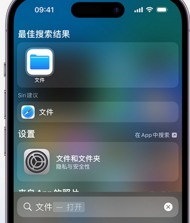 庐山apple维修中心分享iPhone文件应用中存储和找到下载文件 