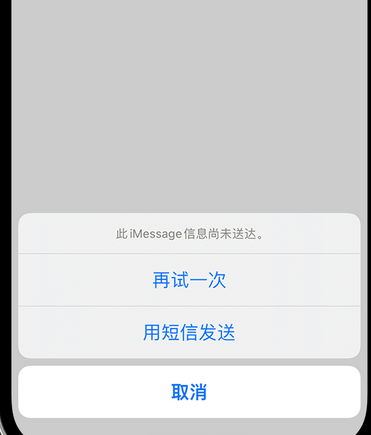 庐山apple维修iPhone上无法正常发送iMessage信息