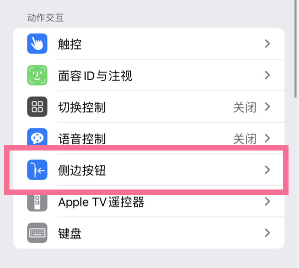 庐山苹果14维修店分享iPhone14 Plus侧键双击下载功能关闭方法 