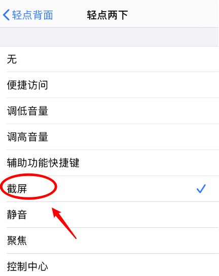 庐山苹果手机维修分享iPhone12如何启用双击截屏 